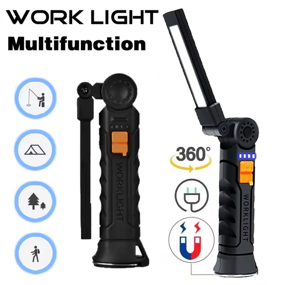 Outdoor Adventure Trips - Lanterna portátil cob led recarregável usb