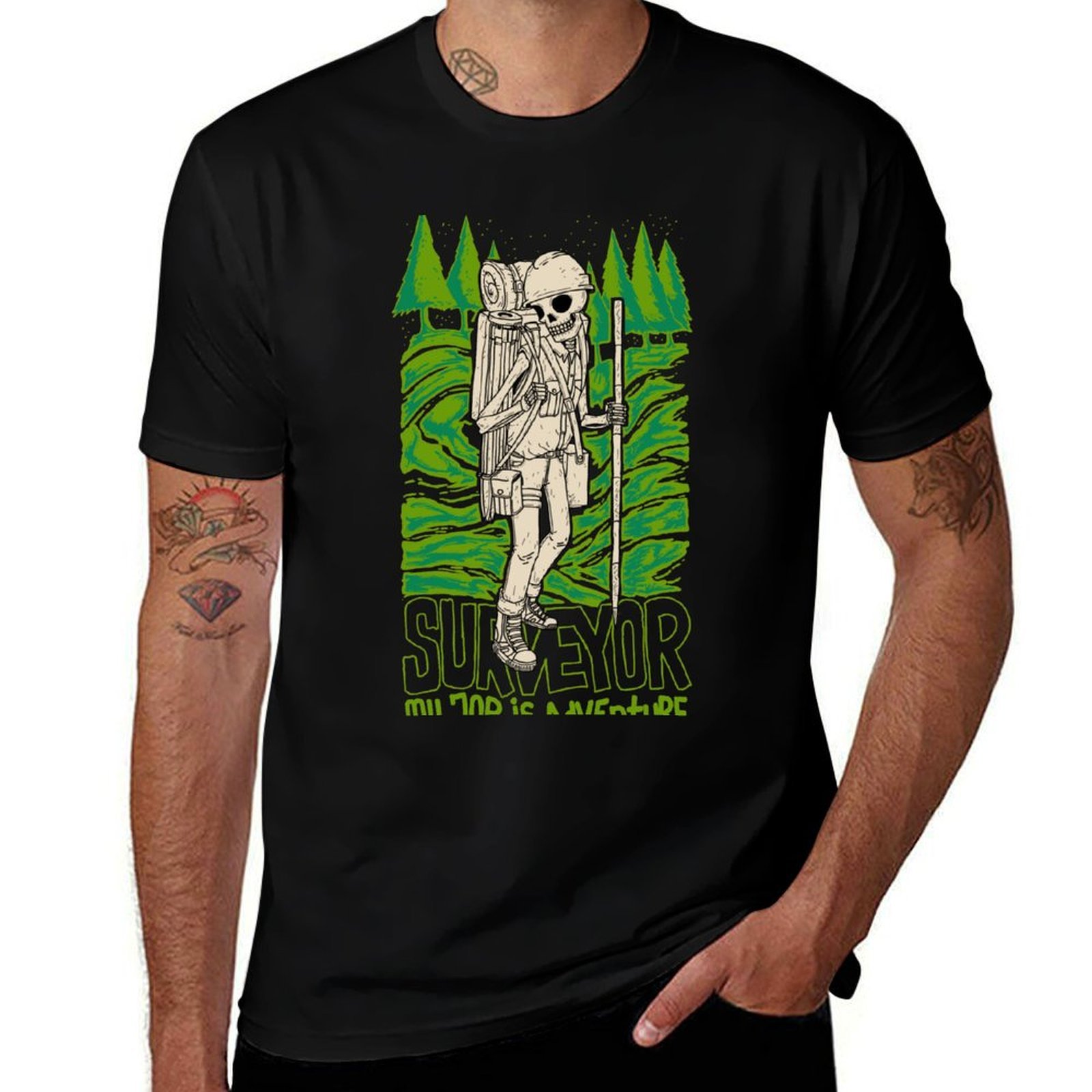 Outdoor Adventure Jobs - Camiseta MY JOB IS ADVENTURE com