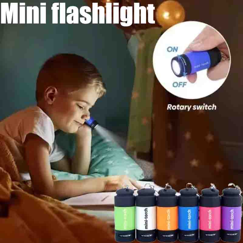 Outdoor Adventure Trips - Lanterna Mini Recarregável USB para Camping,