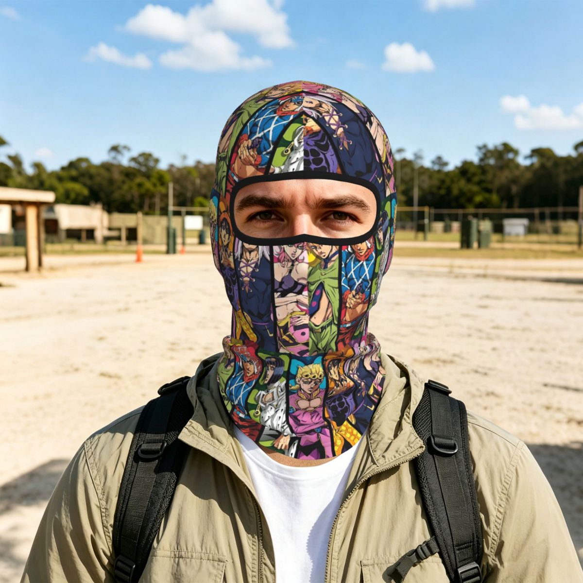 Outdoor Adventure Japan - Máscara Balaclava Respirável com Logo de