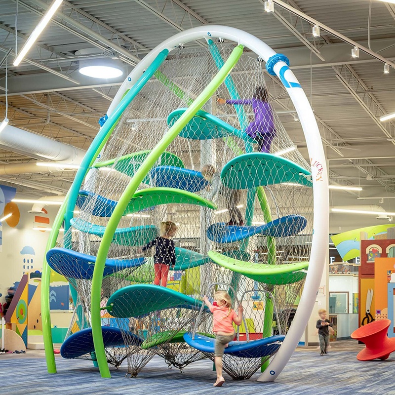 Outdoor Adventure Center - Equipamento de playground de aventura reticulado