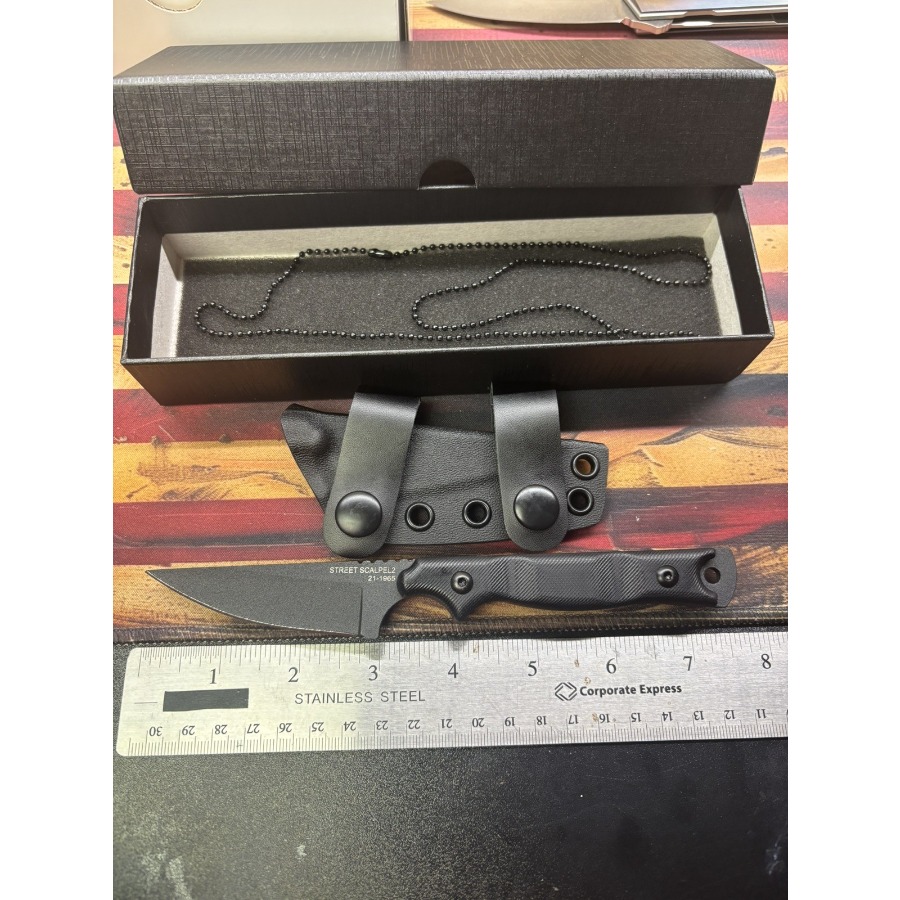 Survival Knife Full Tang - Faca TOPS Street Scalpel 2 com