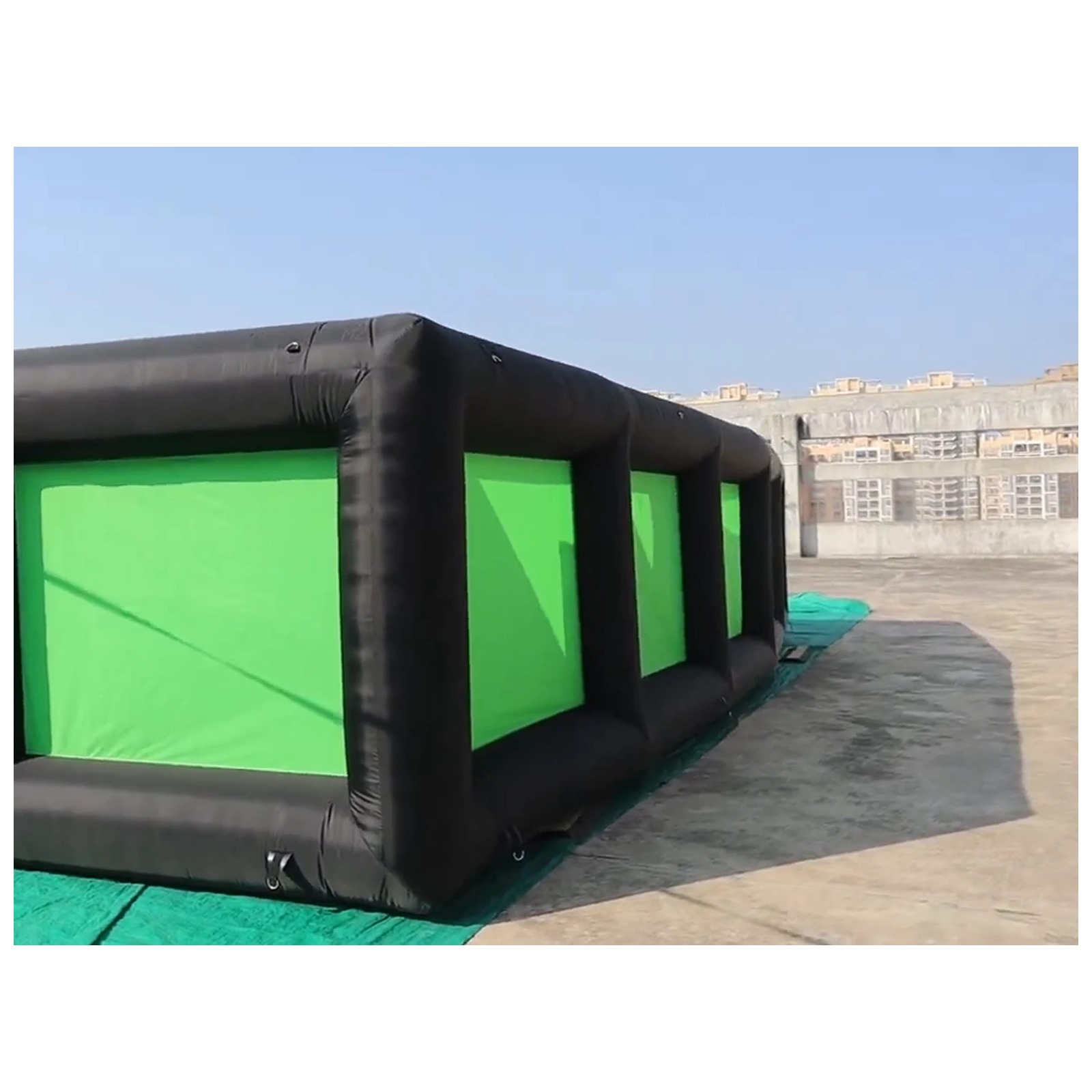 Labirinto Inflável Preto e Ver - Outdoor Adventure Kids Party avaliação e preço