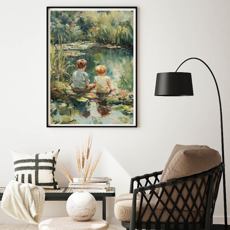 Pôster de arte vintage para qu - Outdoor Adventure With Kids avaliação e preço