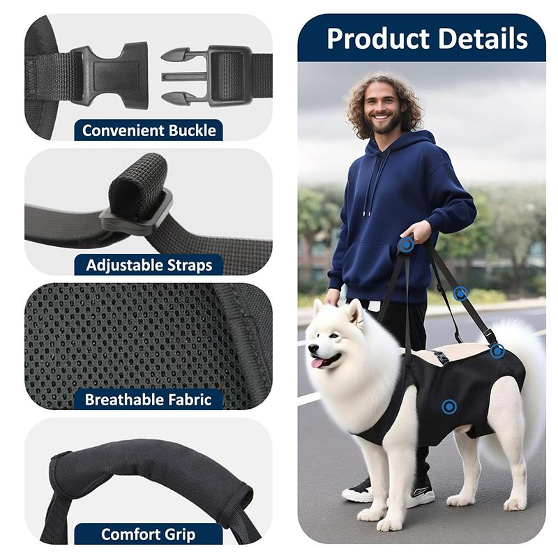Coleira de Assistência para Cã - Harness Climbing Adjustable avaliação e preço