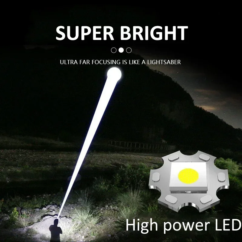 Lanterna LED Poderosa de 90000 - Outdoor Adventure Travel avaliação e preço