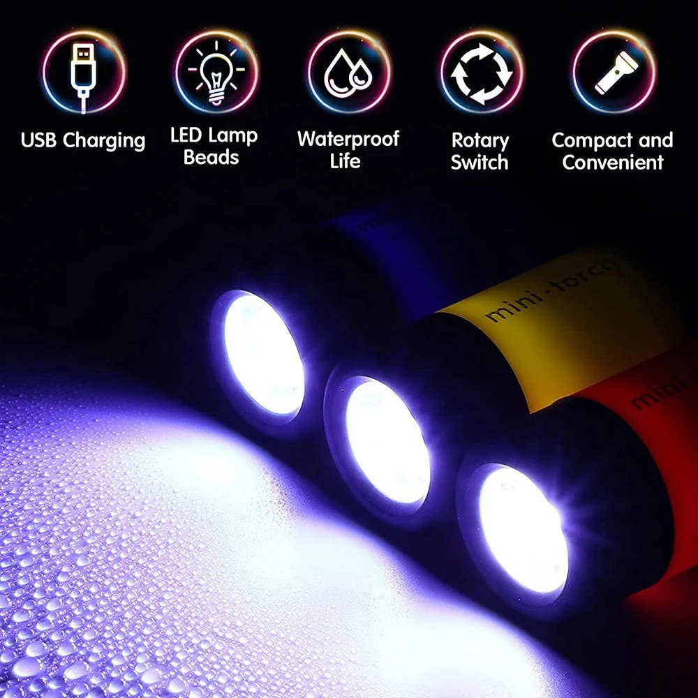 Lanterna Mini Recarregável USB - Outdoor Adventure Trips avaliação e preço