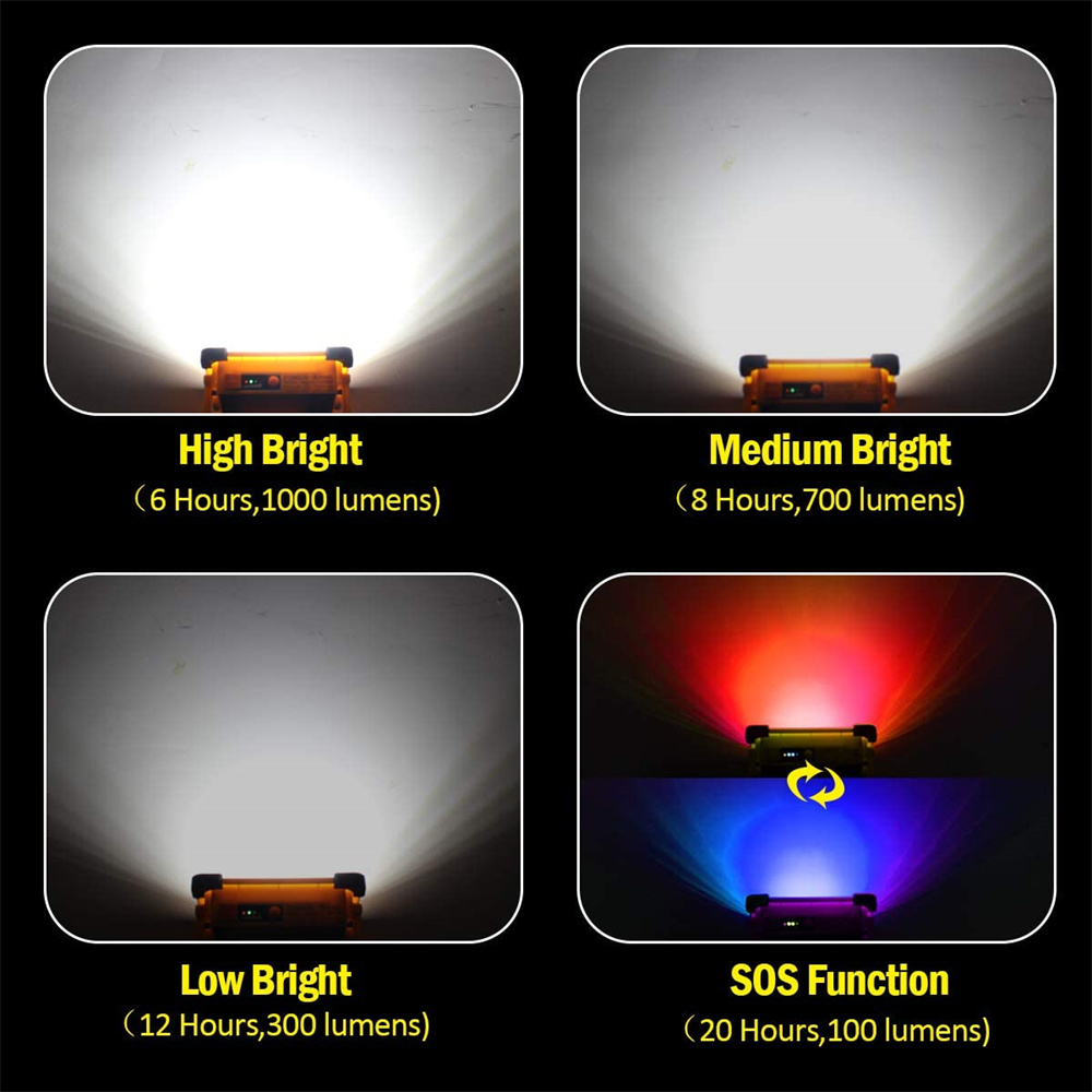 Luz de trabalho solar LED reca - Outdoor Adventure Jobs avaliação e preço