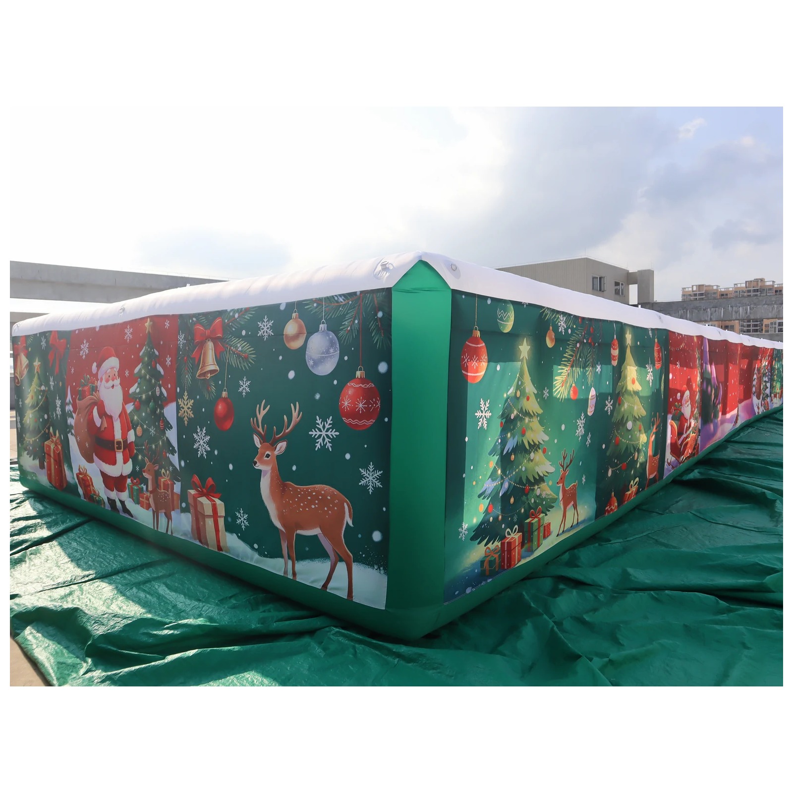 Labirinto Inflável Comercial L - Outdoor Adventure Kids Party avaliação e preço