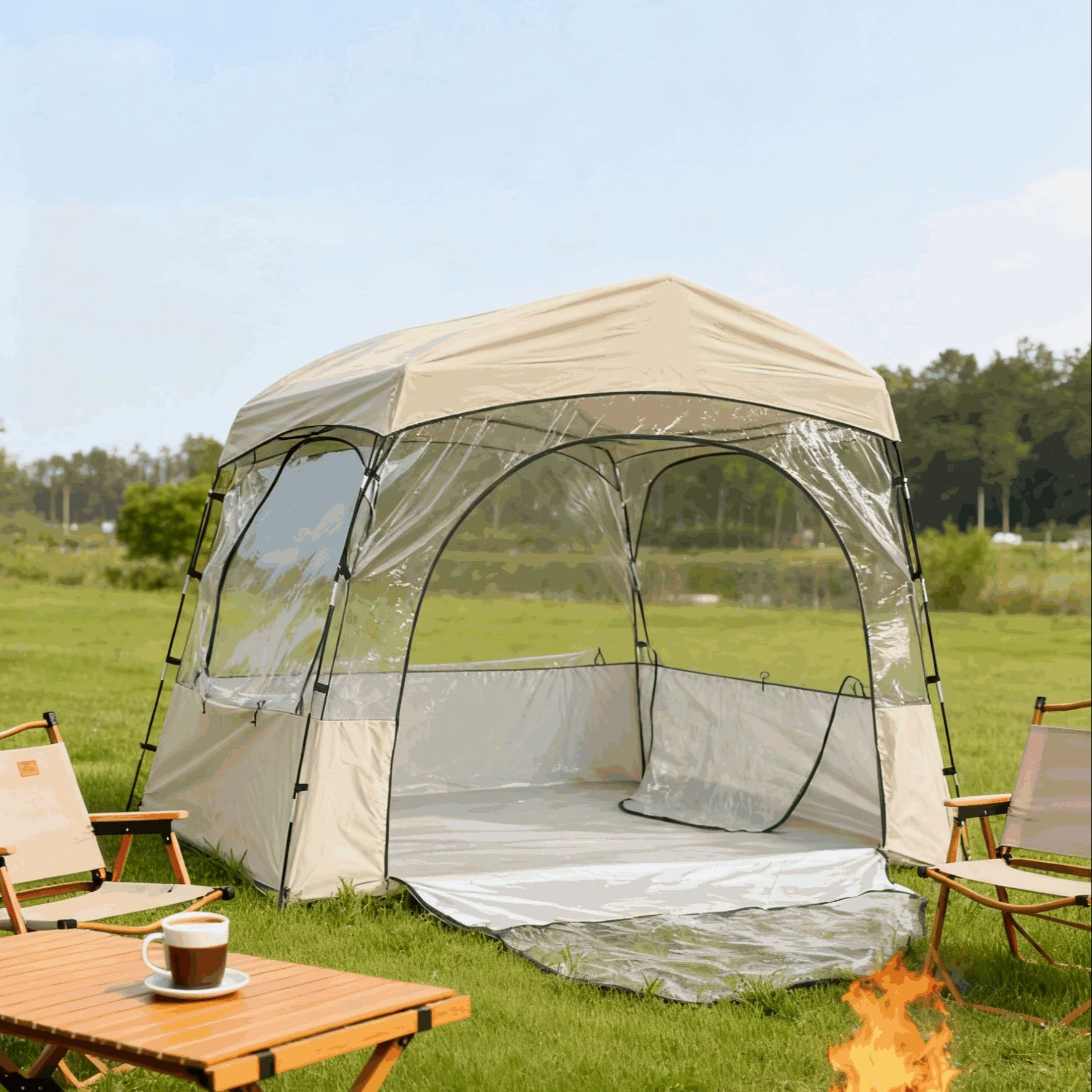 Jardins, pátios, aventuras ao  - Outdoor Adventure Dome Shelter avaliação e preço