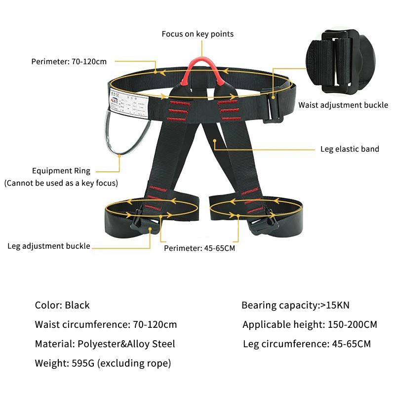 Arnês de Escalada Meio Corpo A - Harness Climbing Adjustable avaliação e preço
